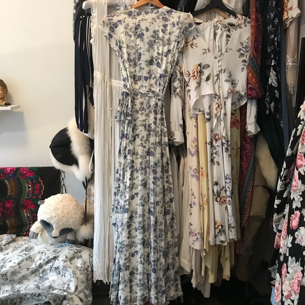 ❌SOLD❌ Reformation Lumen Floral Maxi Wrap Dress XS - Picture 6 of 8